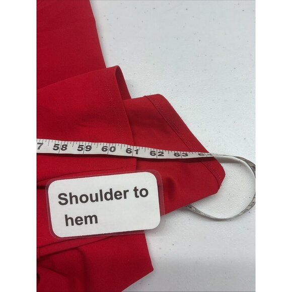 Nookie maxi Dress Red cross back size S formal Prom cocktail party - Picture 9 of 10